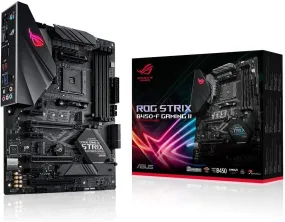 ASUS ROG Strix B450-F Gaming II AMD AM4 (Ryzen 5000, 3Rd Gen Ryzen ATX Gaming Motherboard (8 4 Power Stages, HDMI 2.0B/Dp,2 X Pcie 3.0 X16, USB 3.2 Gen 2 Type-C, BIOS Flashback, 256Mb BIOS Flash ROM