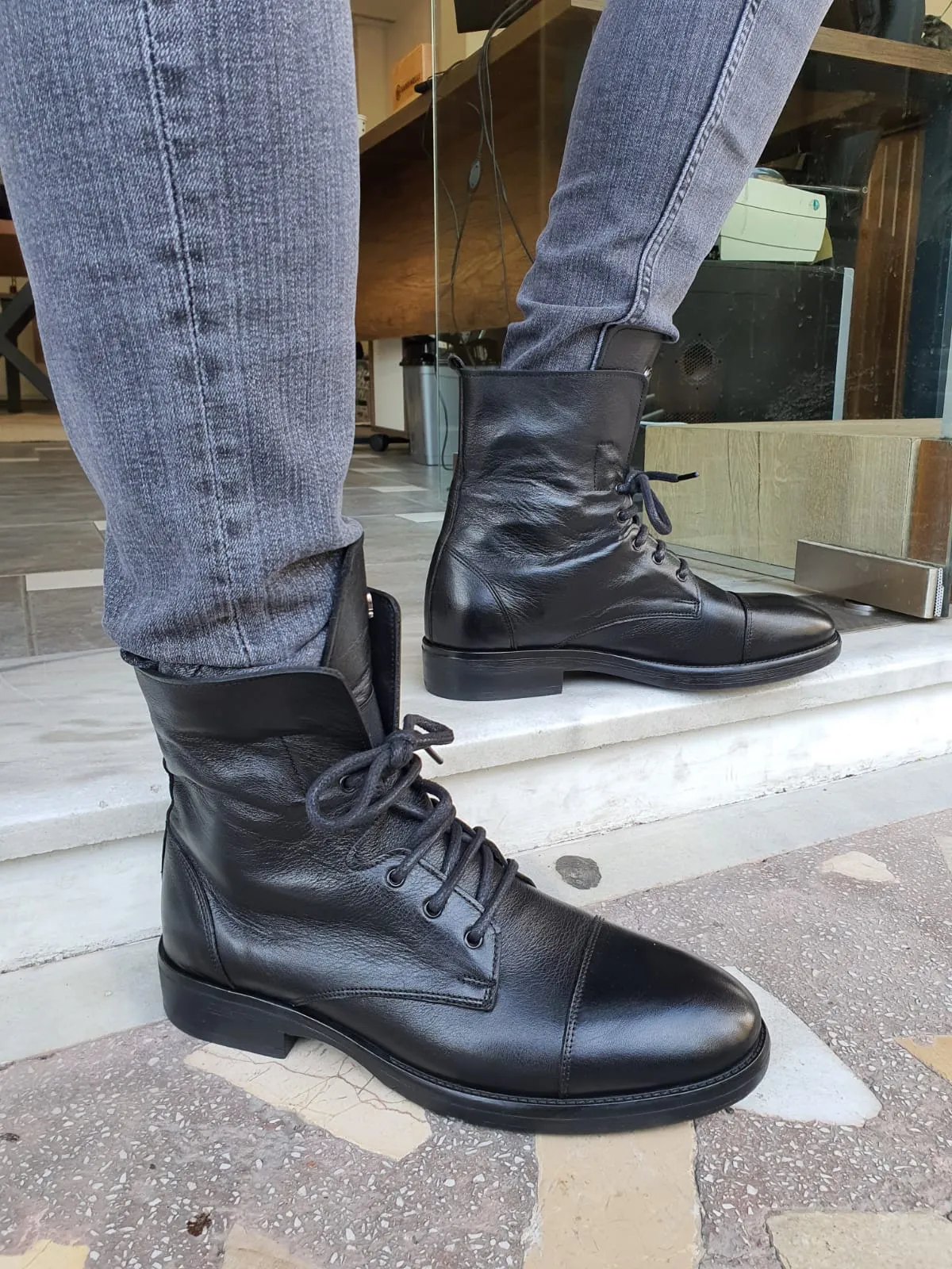 Blake Slim Fit Black Jeans