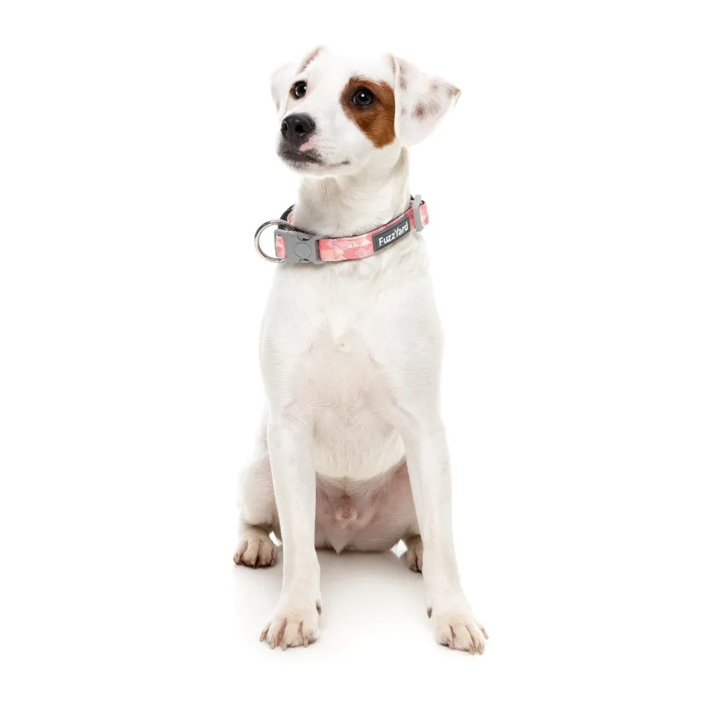 FuzzYard Pink Lemonade Dog Collar