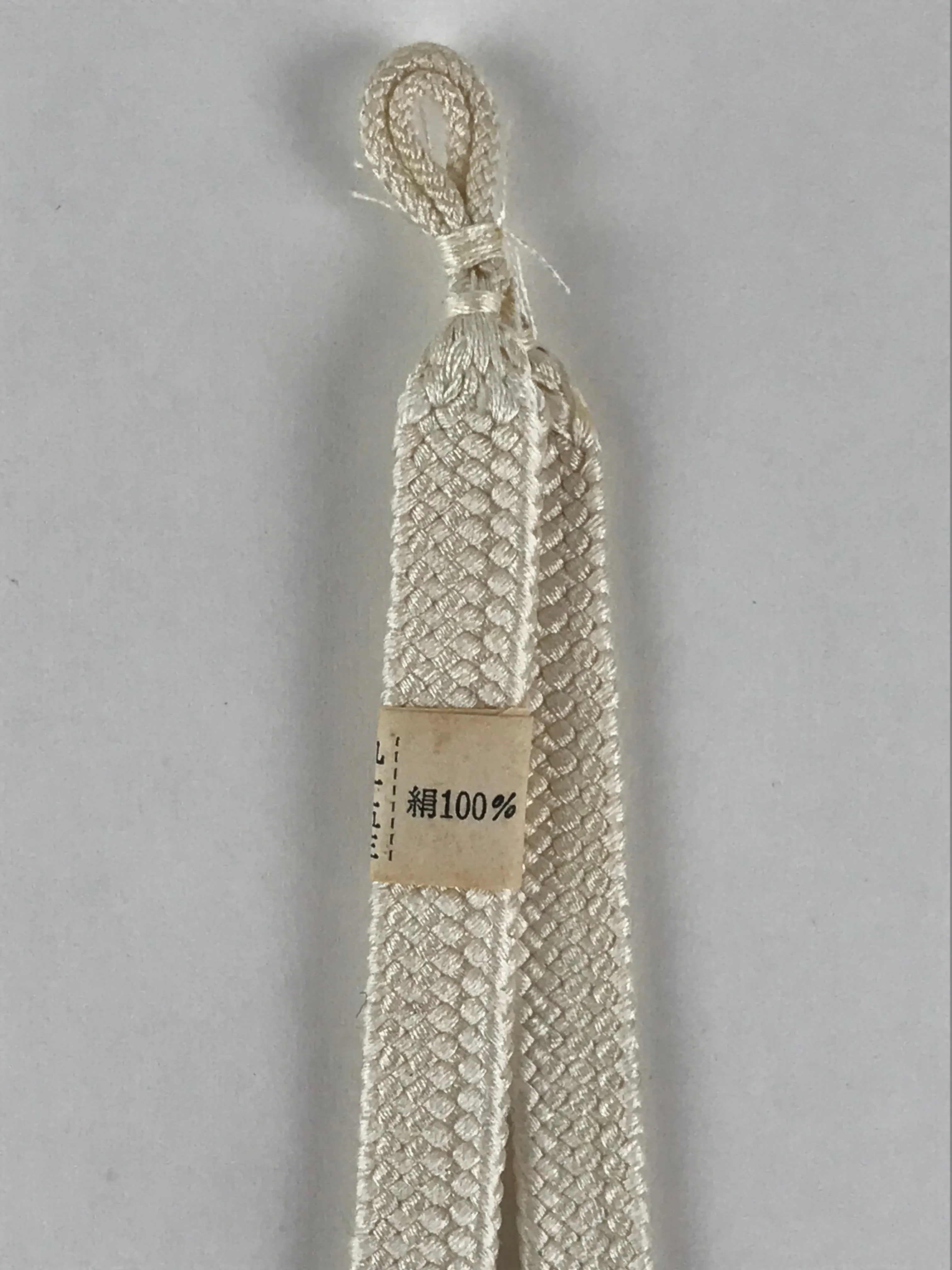 Japanese Haori Himo Ties Kimono Jacket Kimono Accessory Silk White String OJ180