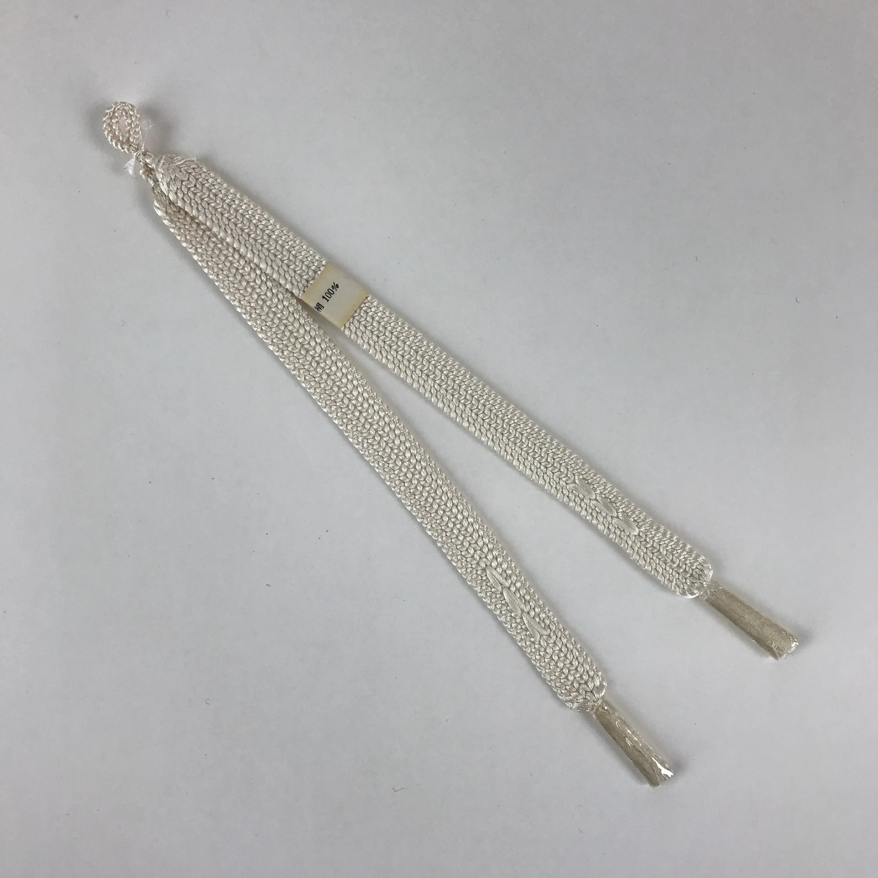 Japanese Haori Himo Ties Kimono Jacket Kimono Accessory Silk White String OJ184