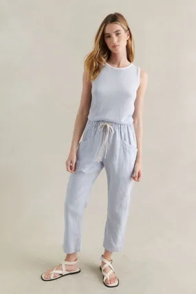 Luxe Linen Pants - Chambray