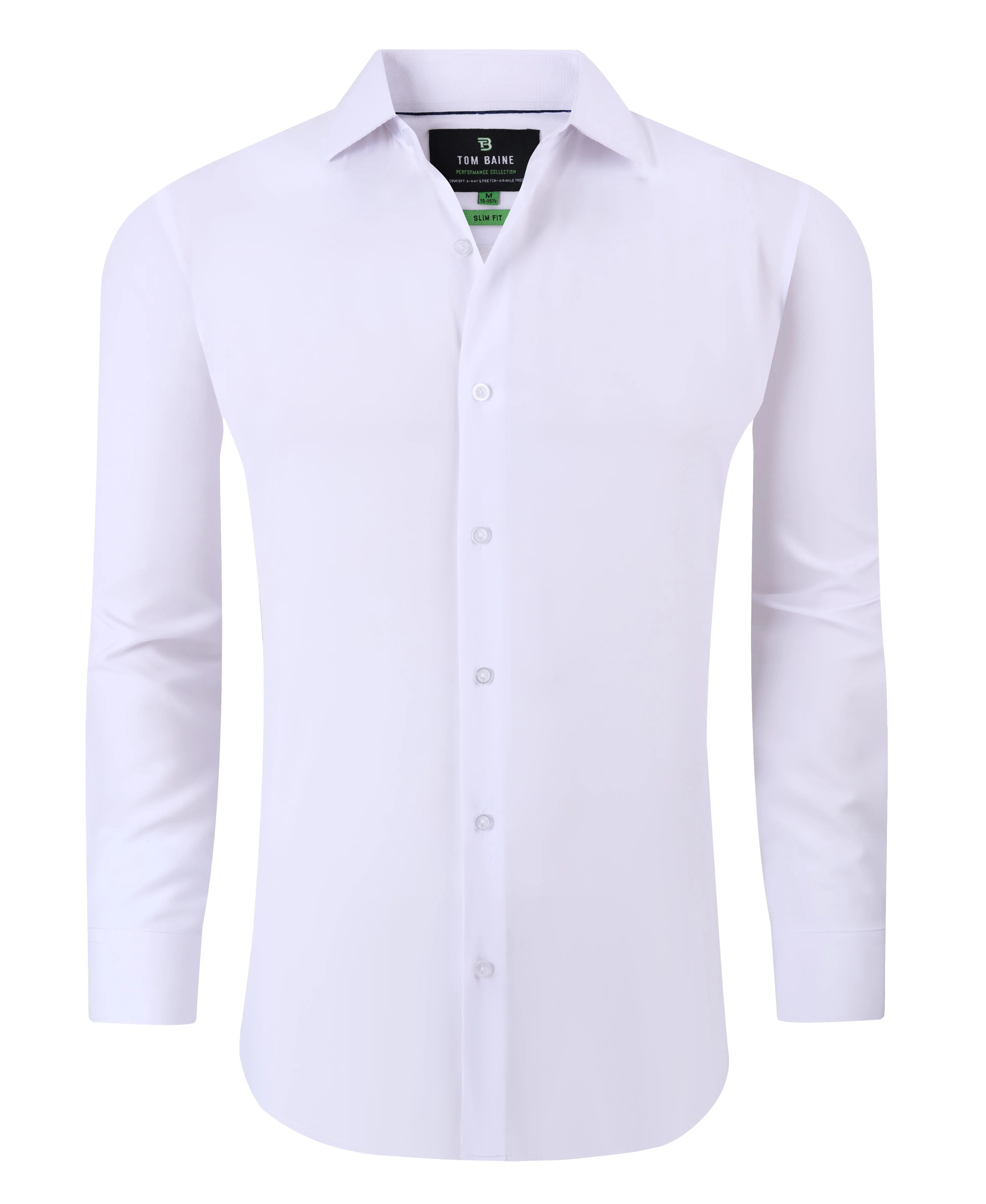 Men's Performance Stretch Solid Shirt Light Pink