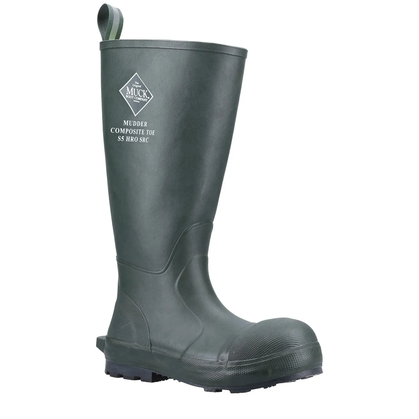 Muck Boots Mudder Tall Safety Wellington S5 S5 Moss