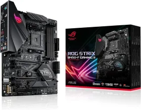 ROG Strix B450-F Gaming II AMD AM4 (Ryzen 5000, 3Rd Gen Ryzen ATX Gaming Motherboard (8 4 Power Stages, HDMI 2.0B/Dp,2 X Pcie 3.0 X16, USB 3.2 Gen 2 Type-C, BIOS Flashback, 256Mb BIOS Flash ROM