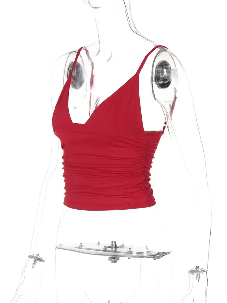 Trendy Ruched Cami Top