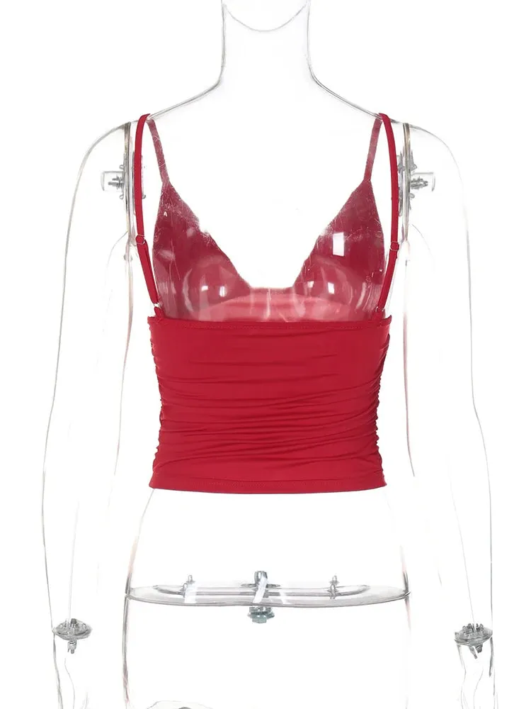 Trendy Ruched Cami Top
